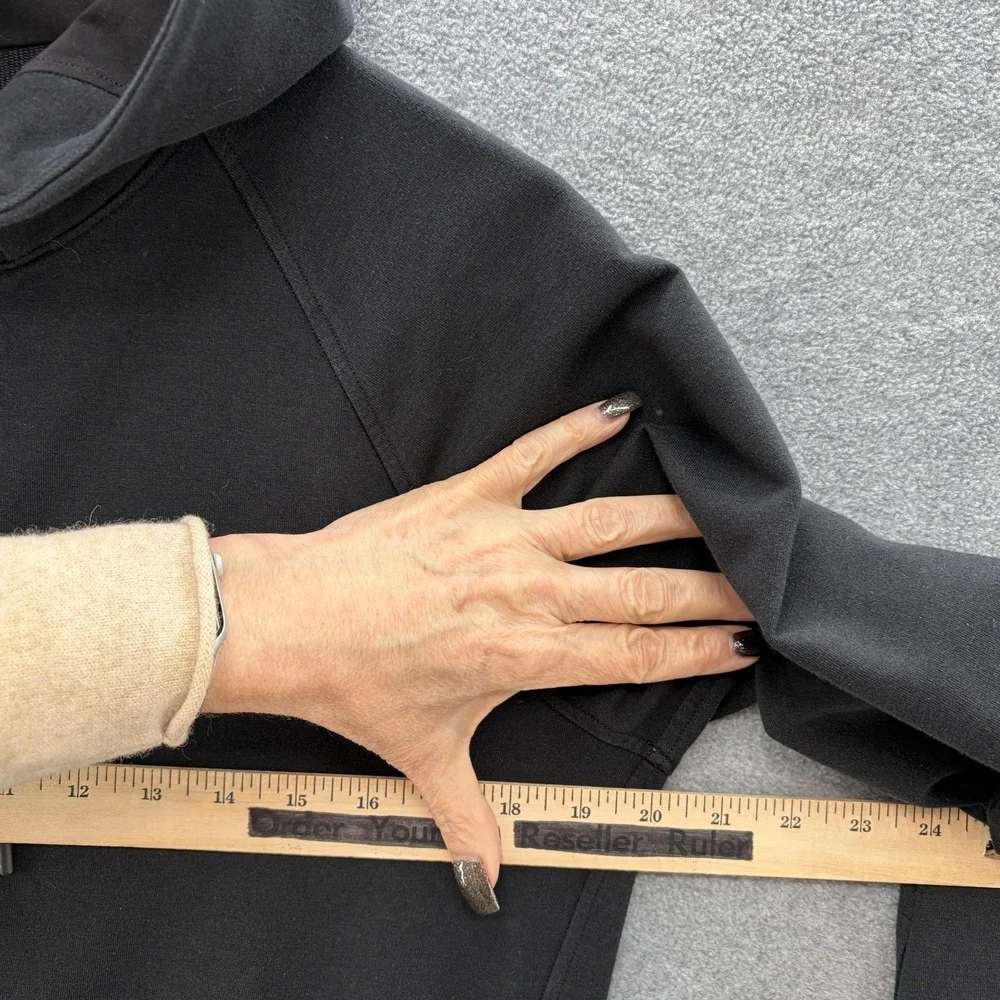 Lululemon Hoodie Mens Small Black X Members City Sweat Pullover Sweatshirt - Picture 6 of 10